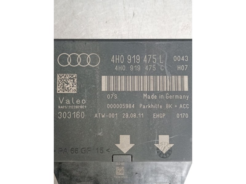 Recambio de modulo electronico para audi a7 sportback (4ga, 4gf) 3.0 tdi quattro referencia OEM IAM 4H0919475L  2010