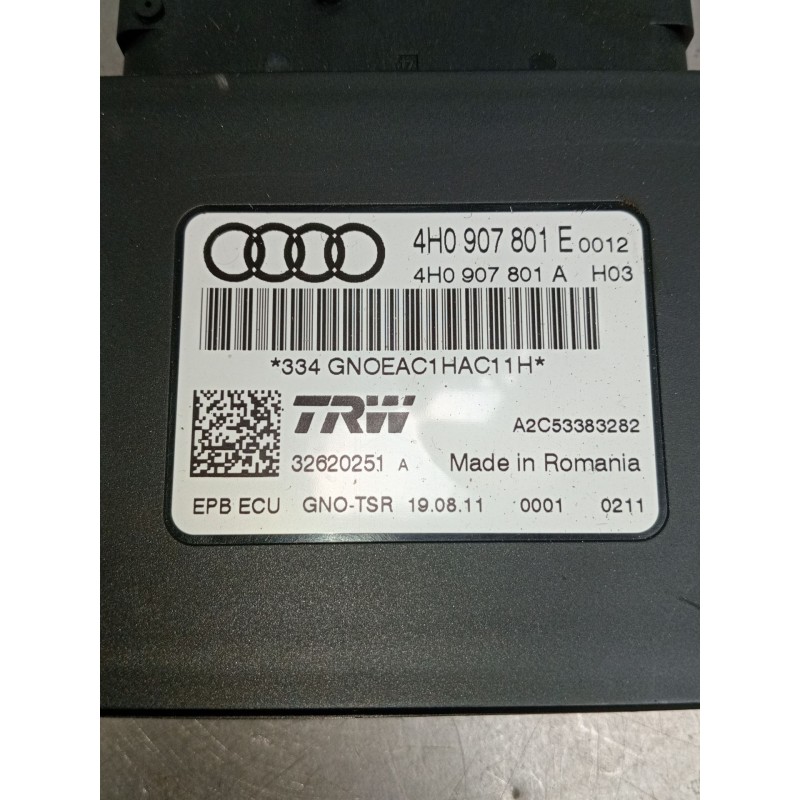 Recambio de modulo electronico para audi a7 sportback (4ga, 4gf) 3.0 tdi quattro referencia OEM IAM 4H0907801E A2C53383282 32620