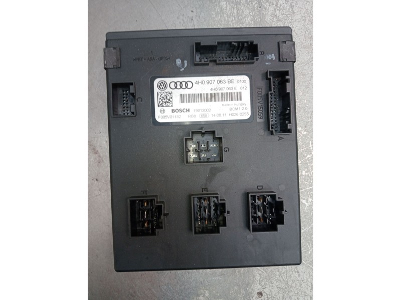 Recambio de modulo electronico para audi a7 sportback (4ga, 4gf) 3.0 tdi quattro referencia OEM IAM 4H0907063BE F005V01182 2010