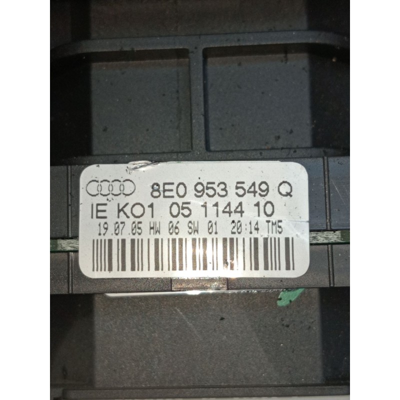 Recambio de mando luces para audi a4 b7 avant (8ed) 2.0 tdi 16v referencia OEM IAM 8E0953549Q IEK0105114410 2005