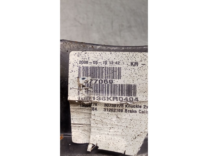 Recambio de mangueta trasera derecha para volvo c30 (533) 1.6 d referencia OEM IAM 30736775  07