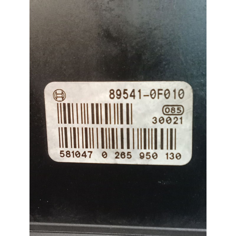 Recambio de abs para toyota corolla verso (zer_, zze12_, r1_) 2.0 d-4d (cur10_) referencia OEM IAM 0265950130 895410F010 0265225