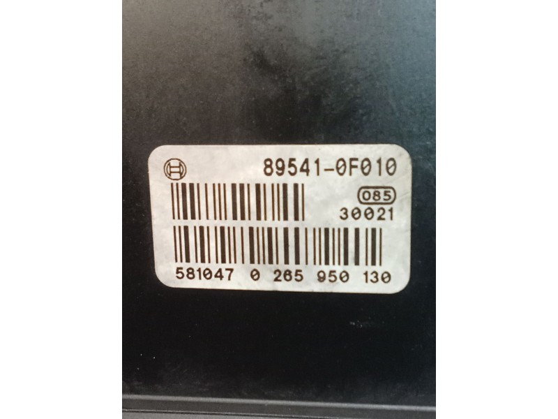 Recambio de abs para toyota corolla verso (zer_, zze12_, r1_) 2.0 d-4d (cur10_) referencia OEM IAM 0265950130 895410F010 0265225