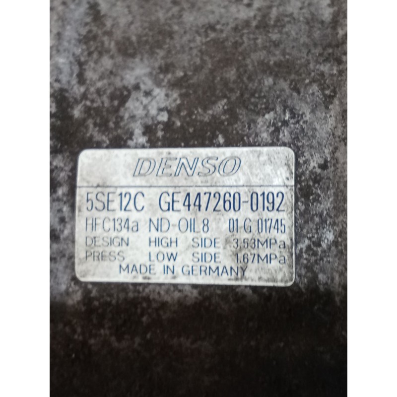 Recambio de compresor aire acondicionado para toyota corolla verso (zer_, zze12_, r1_) 2.0 d-4d (cur10_) referencia OEM IAM 4472