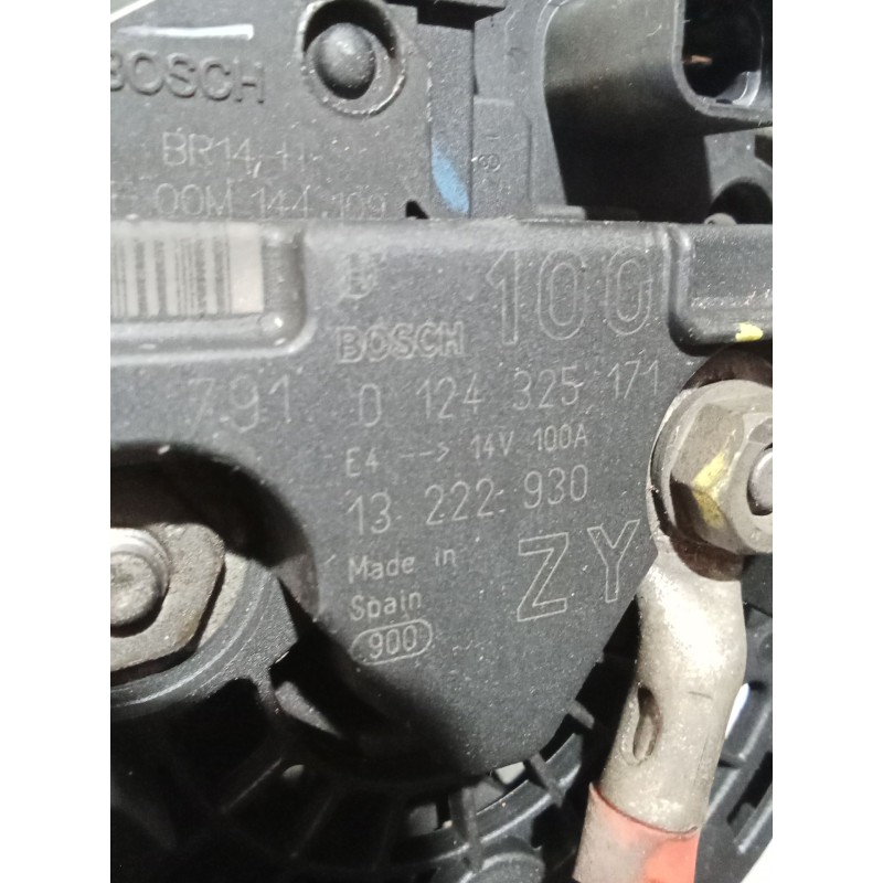 Recambio de alternador para opel corsa d (s07) 1.4 (l08, l68) referencia OEM IAM 0124325171 13222930 100A