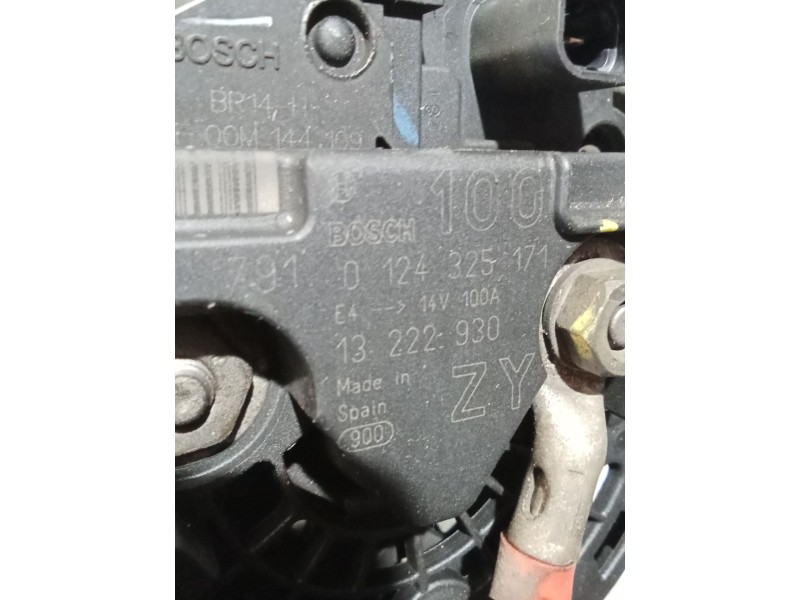 Recambio de alternador para opel corsa d (s07) 1.4 (l08, l68) referencia OEM IAM 0124325171 13222930 100A