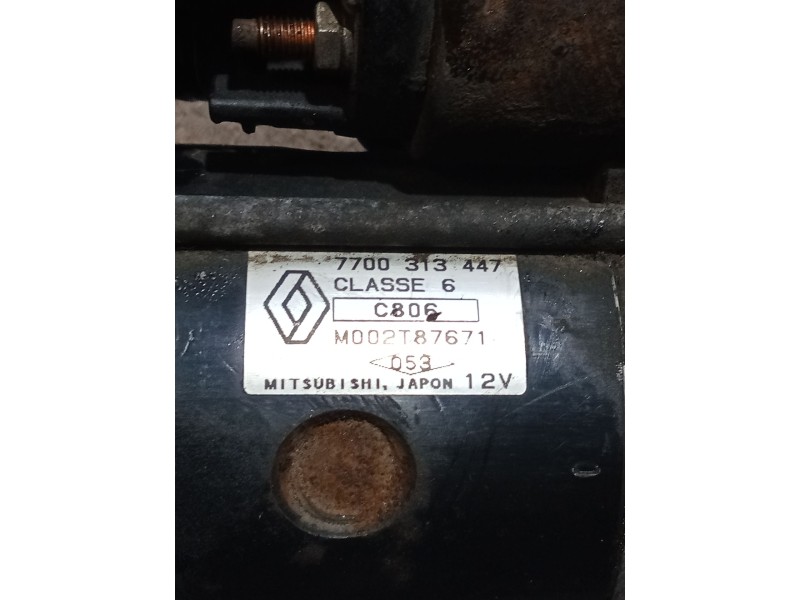 Recambio de motor arranque para renault master ii furgoneta (fd) 2.8 dti referencia OEM IAM 7700313447 M002T87671 98