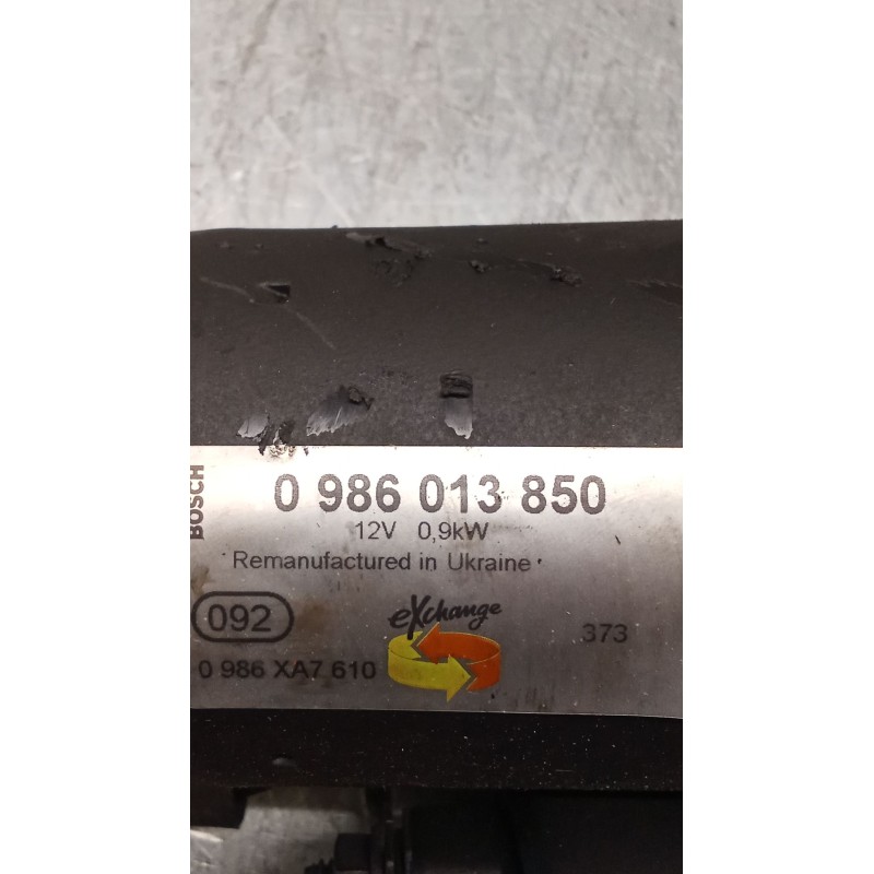 Recambio de motor arranque para peugeot 307 cc (3b) 1.6 16v referencia OEM IAM 0986013850  