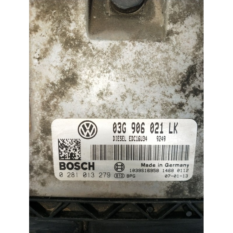 Recambio de centralita motor uce para seat leon (1p1) 1.9 tdi referencia OEM IAM 0281013279 03G906021LK EDC16U34 2005