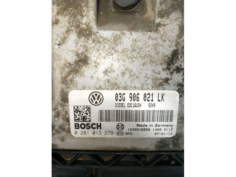 Recambio de centralita motor uce para seat leon (1p1) 1.9 tdi referencia OEM IAM 0281013279 03G906021LK EDC16U34 2005