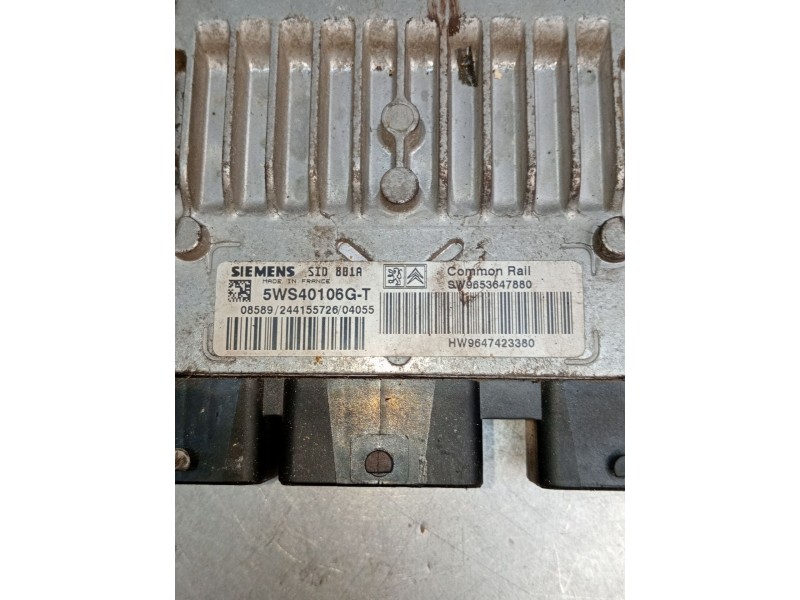 Recambio de centralita motor uce para citroën xsara (n1) 2.0 hdi 90 referencia OEM IAM 5WS40106GT SW9653647880 HW9647423380 2001