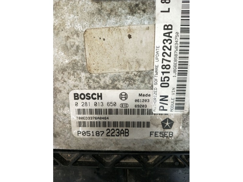 Recambio de centralita motor uce para jeep cherokee (kj) 2.8 crd 4x4 referencia OEM IAM 0281013650 061203 69203 2001