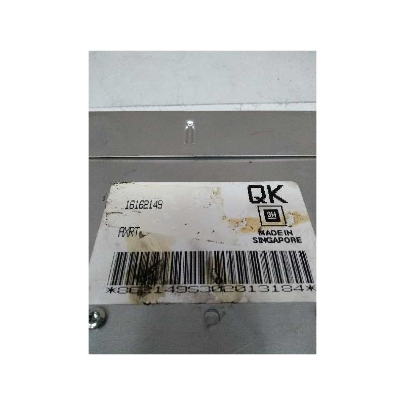 Recambio de centralita motor uce para opel vectra a 1.8 cat referencia OEM IAM 16162149 QK AXRT