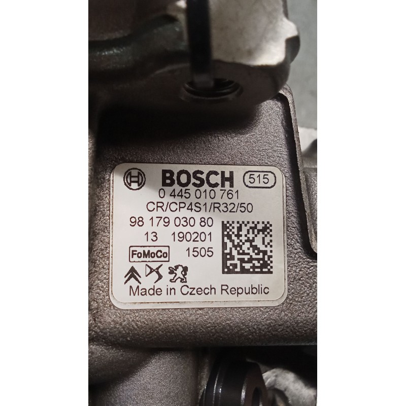 Recambio de bomba inyeccion para citroën c3 aircross i (2r_, 2c_) 1.5 bluehdi 100 (2cyhyj) referencia OEM IAM 0445010761 9817903