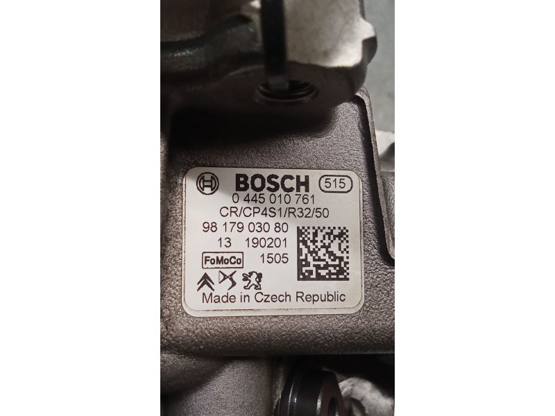 Recambio de bomba inyeccion para citroën c3 aircross i (2r_, 2c_) 1.5 bluehdi 100 (2cyhyj) referencia OEM IAM 0445010761 9817903