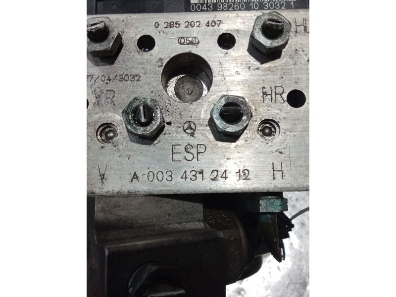 Recambio de abs para mercedes-benz clk (c208) clk 320 (208.365) referencia OEM IAM A0034312412 0265202407 97