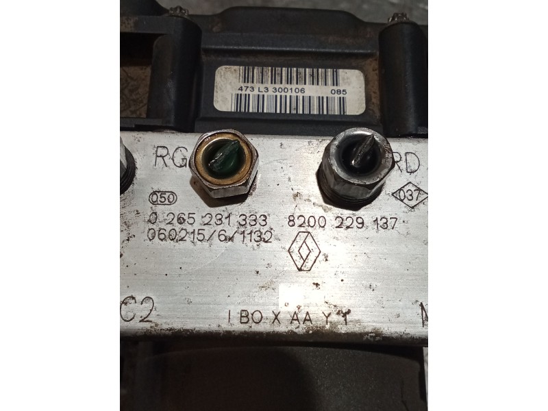 Recambio de abs para renault kangoo (kc0/1_) 1.5 dci referencia OEM IAM 0265800335 0265231333 8200229137
