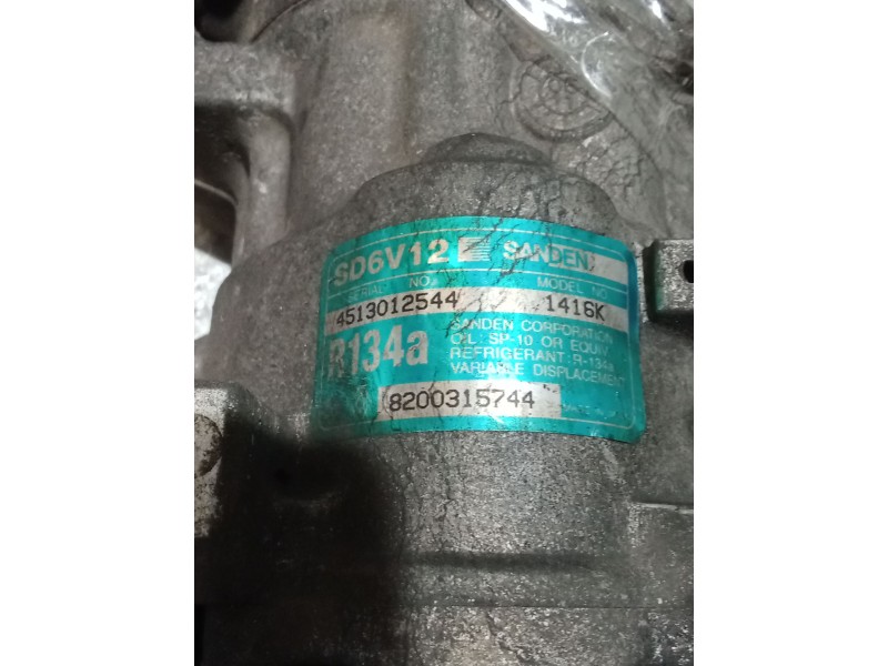 Recambio de compresor aire acondicionado para renault kangoo (kc0/1_) 1.5 dci referencia OEM IAM 8200315744 1416K 