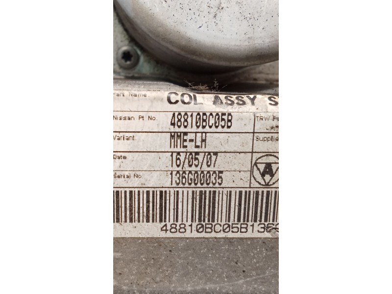 Recambio de columna direccion para nissan micra iii (k12) 1.2 16v referencia OEM IAM 48810BC05B 50410263 ELECTRICA