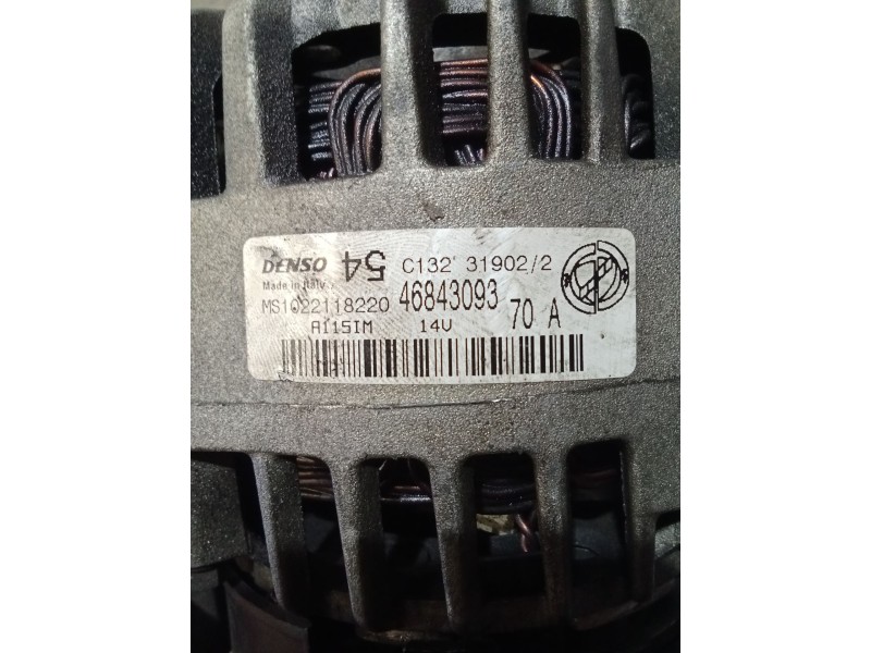 Recambio de alternador para fiat punto (188_) 1.2 60 (188.030, .050, .130, .150, .230, .250) referencia OEM IAM 46843093  99
