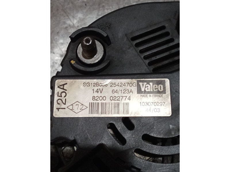 Recambio de alternador para renault kangoo (kc0/1_) 1.5 dci referencia OEM IAM 8200022774 2542470G 05
