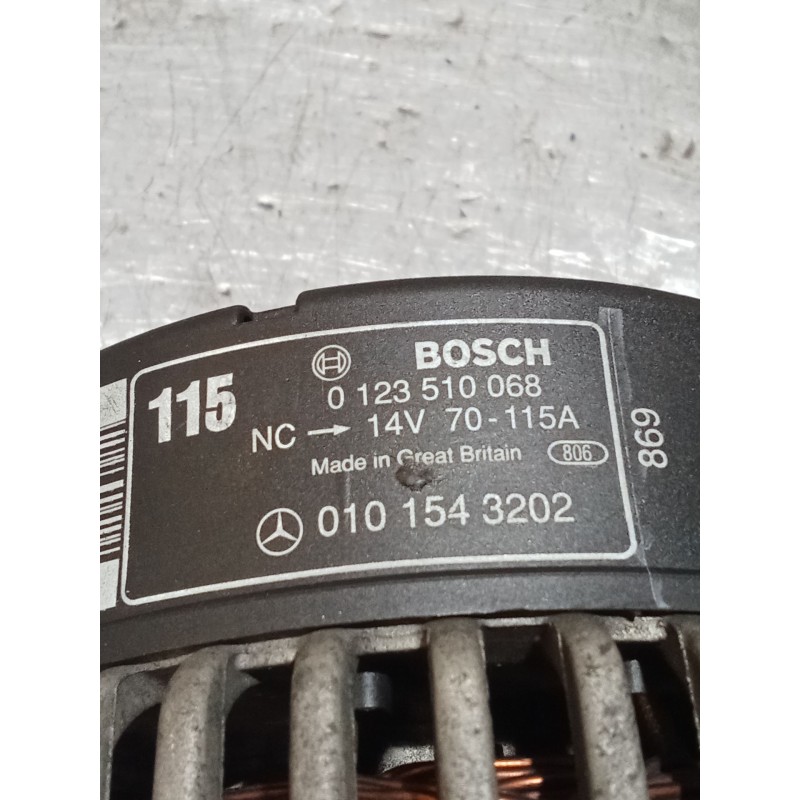 Recambio de alternador para mercedes-benz clk (c208) clk 320 (208.365) referencia OEM IAM 0123510068 0101543202 97