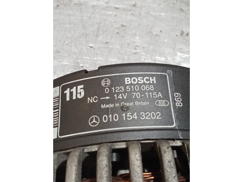 Recambio de alternador para mercedes-benz clk (c208) clk 320 (208.365) referencia OEM IAM 0123510068 0101543202 97