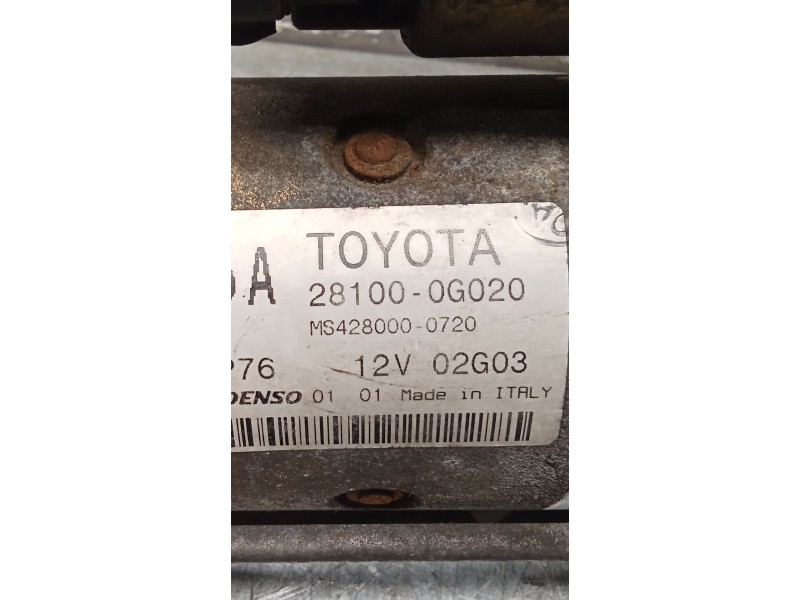 Recambio de motor arranque para toyota corolla verso (zer_, zze12_, r1_) 2.0 d-4d (cur10_) referencia OEM IAM   