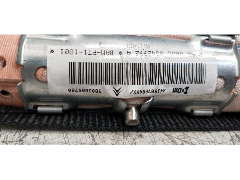 Recambio de airbag cortina delantero izquierdo para citroen c5 berlina exclusive referencia OEM IAM 9803005780  