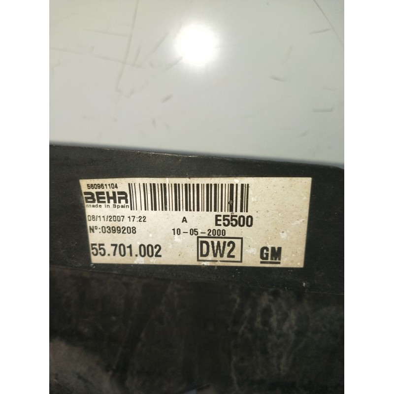 Recambio de electroventilador para opel corsa d (s07) 1.4 (l08, l68) referencia OEM IAM 55701002  2006