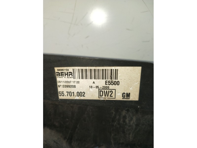 Recambio de electroventilador para opel corsa d (s07) 1.4 (l08, l68) referencia OEM IAM 55701002  2006
