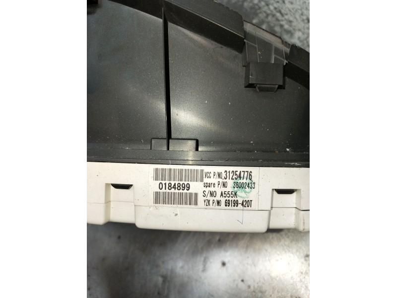 Recambio de cuadro instrumentos para volvo c30 (533) 1.6 d referencia OEM IAM 0184899 31254776 2007
