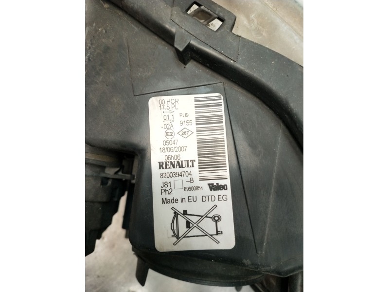 Recambio de faro derecho para renault espace iv (jk0/1_) 2.0 dci (jk02, jk03) referencia OEM IAM 8200394704  2006