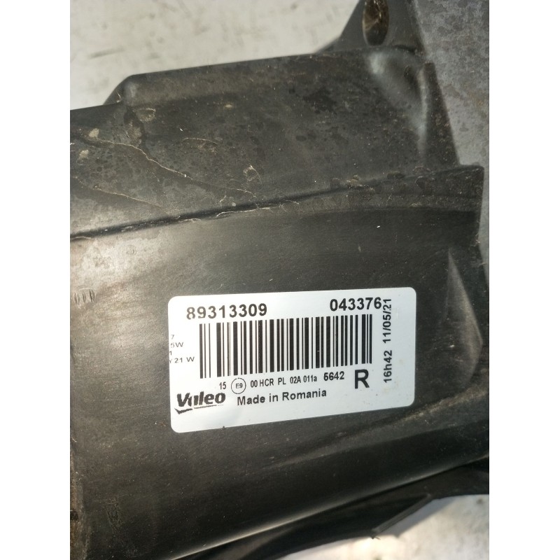 Recambio de faro derecho para opel corsa d (s07) 1.4 (l08, l68) referencia OEM IAM 89313309 043376 2006
