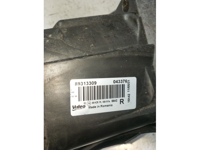 Recambio de faro derecho para opel corsa d (s07) 1.4 (l08, l68) referencia OEM IAM 89313309 043376 2006