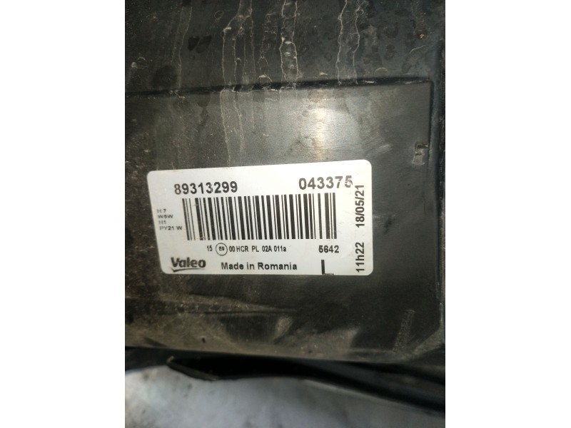 Recambio de faro izquierdo para opel corsa d (s07) 1.4 (l08, l68) referencia OEM IAM 89313299 0463375 2006