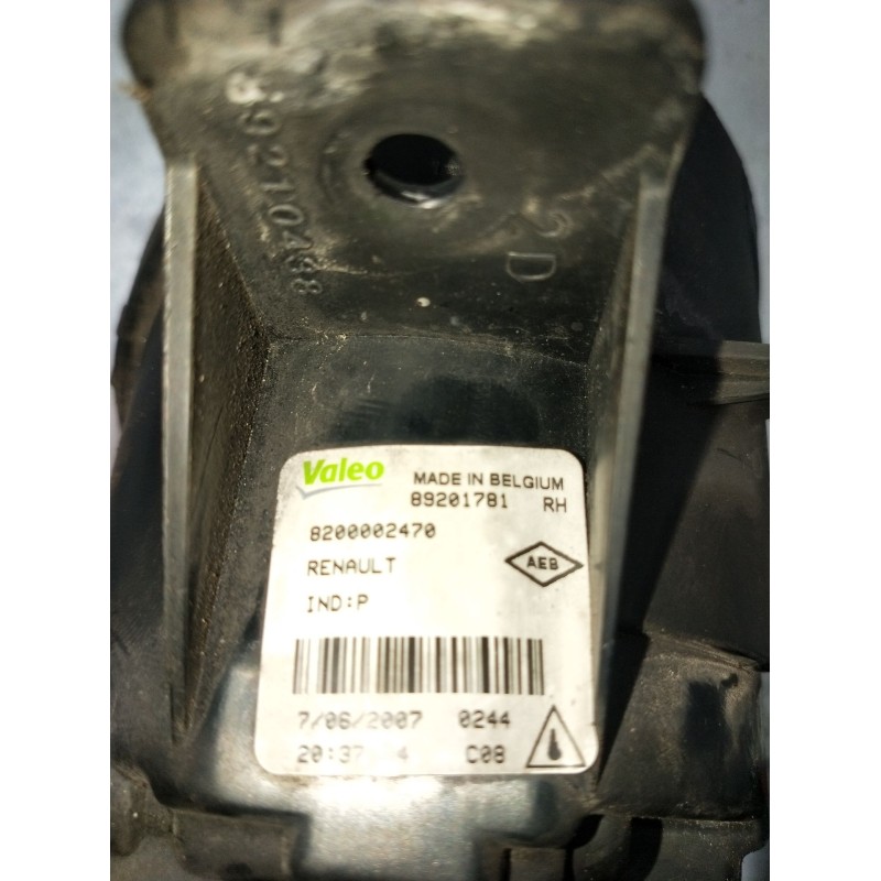 Recambio de faro antiniebla derecho para renault espace iv (jk0/1_) 2.0 dci (jk02, jk03) referencia OEM IAM 89201781 8200002470 
