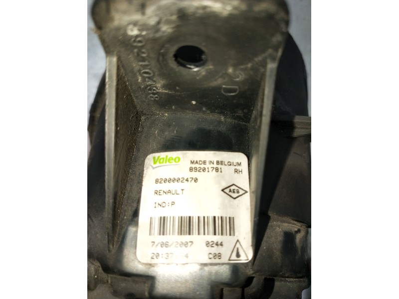 Recambio de faro antiniebla derecho para renault espace iv (jk0/1_) 2.0 dci (jk02, jk03) referencia OEM IAM 89201781 8200002470 