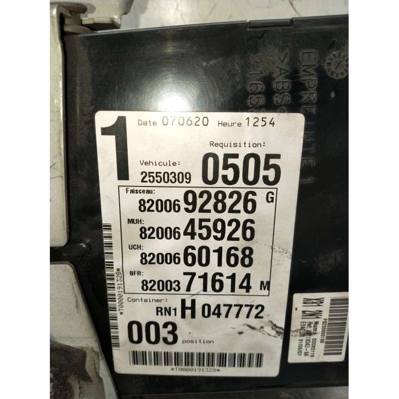 Recambio de caja reles / fusibles para renault espace iv (jk0/1_) 2.0 dci (jk02, jk03) referencia OEM IAM 8200692826 8200645926 