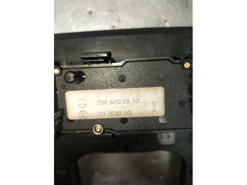 Recambio de mando elevalunas delantero izquierdo para mercedes-benz clk (c208) clk 320 (208.365) referencia OEM IAM 2088202910 0