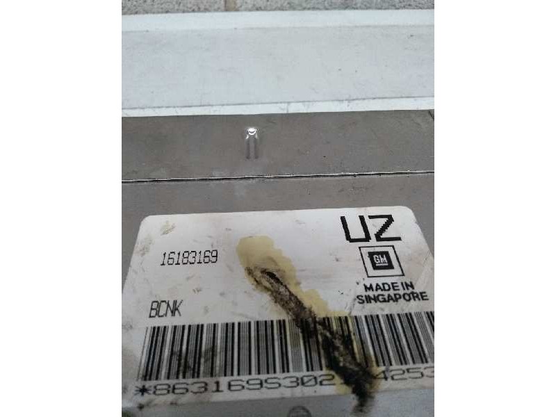 Recambio de centralita motor uce para opel vectra a 1.8 cat referencia OEM IAM 16183169 UZ BCNK