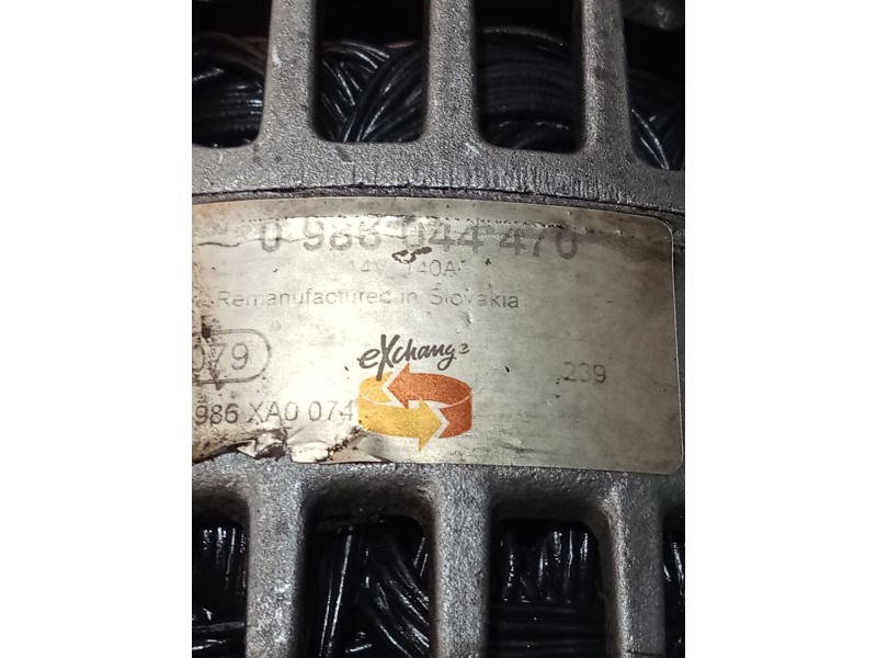 Recambio de alternador para audi allroad c5 (4bh) 2.5 tdi quattro referencia OEM IAM 0986044470  00