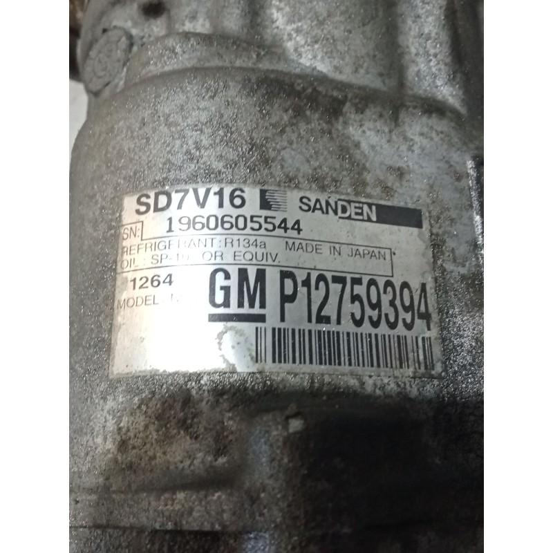 Recambio de compresor aire acondicionado para saab 9-3 station wagon (e50) 2.0 t referencia OEM IAM P12759394  05
