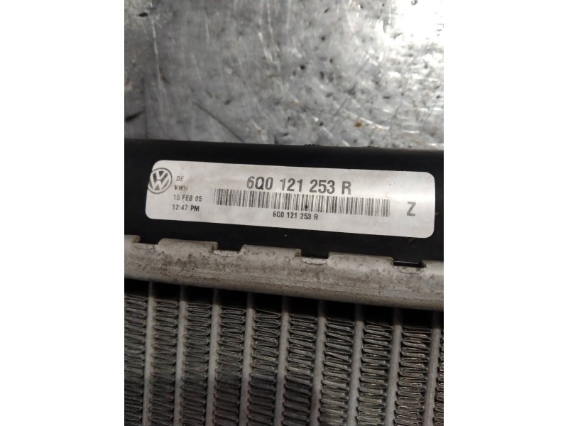 Recambio de radiador agua para volkswagen fox (5z1) básico referencia OEM IAM 6Q0121253R  