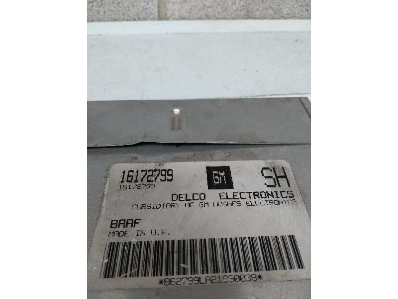 Recambio de centralita motor uce para opel corsa a referencia OEM IAM 16172799 SH BAAF Recambio de centralita motor uce para opel corsa a referencia OEM IAM 16172799 SH BAAF