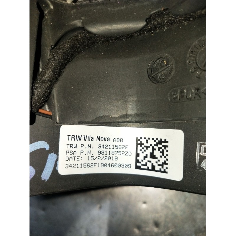 Recambio de volante para citroën c3 aircross i (2r_, 2c_) 1.5 bluehdi 100 (2cyhyj) referencia OEM IAM 98118752ZD 34211562F 2018