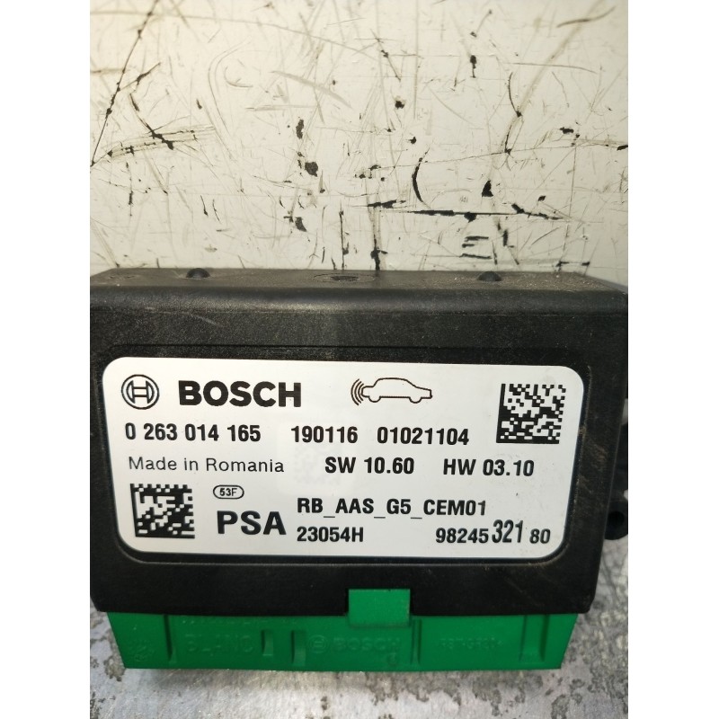 Recambio de modulo electronico para citroën c3 aircross i (2r_, 2c_) 1.5 bluehdi 100 (2cyhyj) referencia OEM IAM 0263014165 9824
