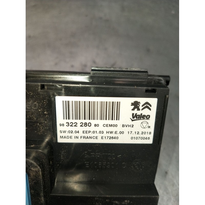 Recambio de modulo electronico para citroën c3 aircross i (2r_, 2c_) 1.5 bluehdi 100 (2cyhyj) referencia OEM IAM 98322280  2018