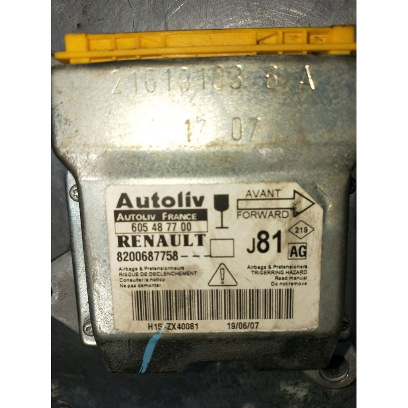 Recambio de kit airbag para renault espace iv (jk0/1_) 2.0 dci (jk02, jk03) referencia OEM IAM 605487700  