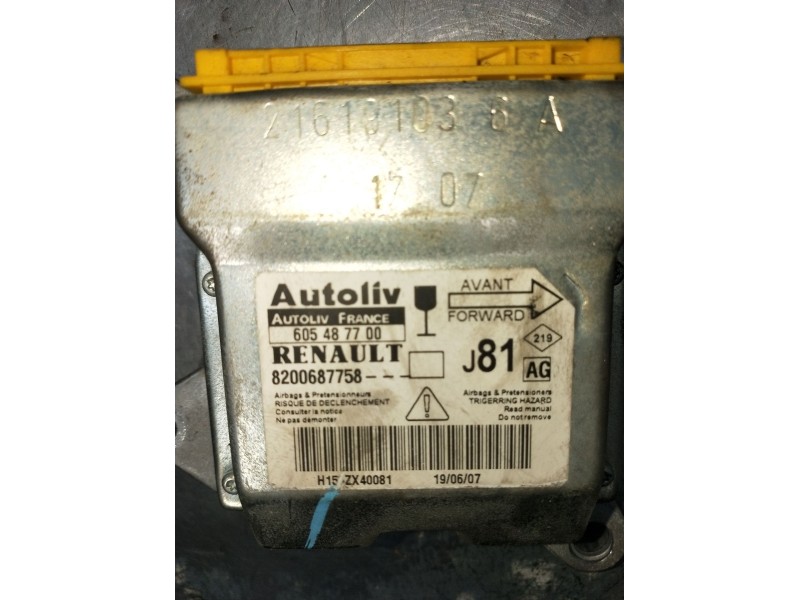 Recambio de kit airbag para renault espace iv (jk0/1_) 2.0 dci (jk02, jk03) referencia OEM IAM 605487700  